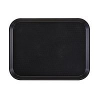 Bandeja Retangular Preta Fast Food 26,5x34,5cm - Cambro