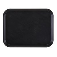 Bandeja Retangular Preta-Fast Food 30x41cm - Cambro
