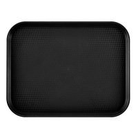 Bandeja Retangular Preta-Fast Food 36x46cm - Cambro
