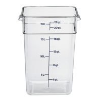 Pote com Graduação Azul 20,8L - Cambro