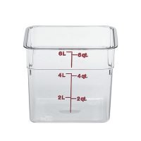 Pote com Graduação Vermelho 5,7L - Cambro