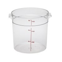 Pote com Graduação Vermelho 20,8L - Cambro