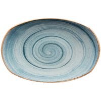 Prato Raso Retangular - Artisan Azul - Corona