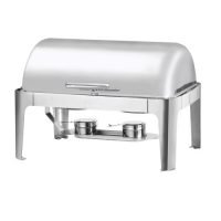 Rechaud retangular 8,5L com Tampa basculante - GN 1/1 - Zahav Inox