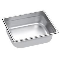 Cuba GN 1/3 - 2,4L - 6,5cm de profundidade - Inox 304 - Zahav Inox