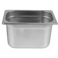 Cuba GN 1/4 - 5,5L - 20cm de profundidade - Inox 201 - Zahav Inox