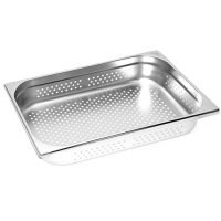Cuba GN 1/1 - Perfurada - 15cm de profundidade - Inox 201 - Zahav Inox