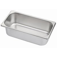 Cuba GN 1/4 em aço inox 201 sem alça 1,7L - Zahav Inox
