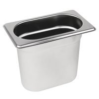 Cuba GN 1/9 - 1,4L - 15cm de profundidade - Inox 201 - Zahav Inox