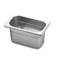 Cuba GN 1/9 em aço inox 201 sem alça 570ml - Zahav Inox