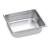 Cuba GN 2/4 - 4,6L - 6,5cm de profundidade - Inox 201 - Zahav Inox
