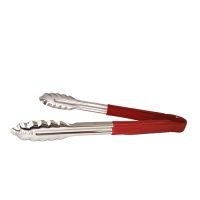 Pegador Inox - Cabo Vermelho - 30cm - Zahav Inox