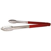 Pegador Inox - Cabo Vermelho - 40cm - Zahav Inox