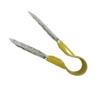 Pegador Inox - Cabo Amarelo - 16cm - Zahav Inox