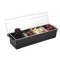 Dispenser para Condimentos com 4 Compartimentos - Zahav Inox, Zahav
