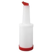Garrafa - Frasco Pourer - 1L - Bico Vermelho - Zahav