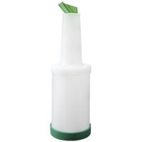 Garrafa - Frasco Pourer - 1L - Bico Verde - Zahav
