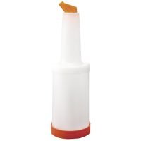 Garrafa - Frasco Pourer - 1L - Bico Laranja - Zahav