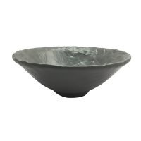 Saladeira- Cinza Granito - 675ml - Ø18cm - Zahav Melamina