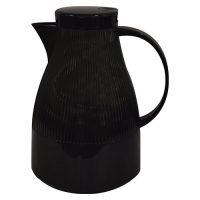 Garrafa Térmica Preta c/Ampola de Vidro 1L - Zahav