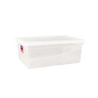 Caixa Retangular Transparente c/Tampa 20L - Pleion