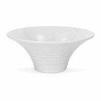 SALADEIRA CANELADA Ø20CM SPIN BRANCA