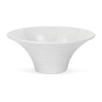 SALADEIRA CANELADA Ø24CM SPIN BRANCA