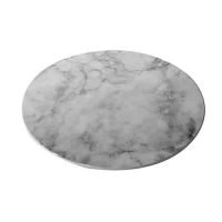 L - PRATO DE BOLO 33CM S/ BASE COR CREME