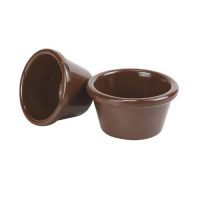 RAMEKIN LISO Ø70X37MM 59ML MARROM LV12