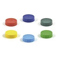 KIT 6 TAMPAS P/ BISNAGA CORES SORTIDAS