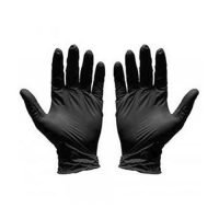CAIXA 100 LUVAS GRANDE NITRILICA SEM PO PRETA
