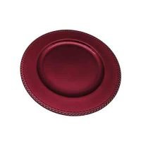 Sousplast Trançado Vermelho ø33cm - Sousplats - Zahav