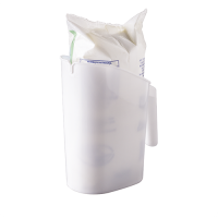 PORTA EMBALAGEM BCA P/ LEITE DE SAQUINHO