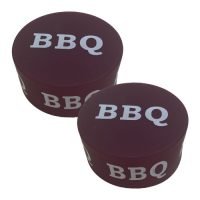 Kit 2 Tampas de silicone molho BBQ
