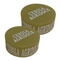 Kit 2 Tampas de silicone molho Cebola Agridoce