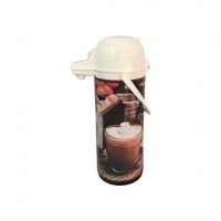 Garrafa térmica café c/ ampola de vidro 1,9L - Zahav Inox