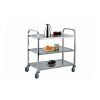 Carrinho inox 3 Níveis 85x45×90cm - Zahav Inox