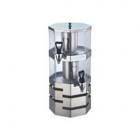 Suqueira dupla octagonal 3,5L - Zahav Inox