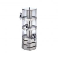 Suqueira tripla octagonal 3,5L - Zahav Inox