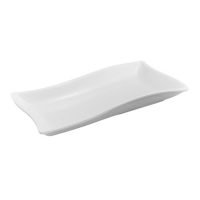 BANDEJA ONDULADA 23CM CREME - EFAY