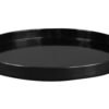BANDEJA REDONDA EMPILHAVEL PRETA 33CM