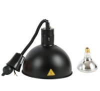 LUMINARIA INFRAVERMELHO RETRATIL PRETA