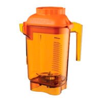 COPO LARANJA COMPLETO TAMPA INTEIRIÇA ADVANCE 1,4L - VITAMIX