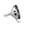 FUNIL Ø10CM AÇO INOX C/ FILTRO REMOVIVEL