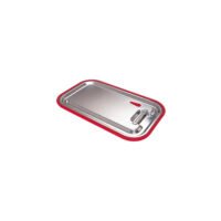 TAMPA GN 1/1 INOX C/ BORDA DE SILICONE