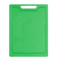 PLACA DE CORTE C/CANALETA PE 35X25X1,2CM VERDE