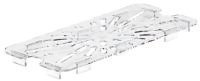 PLACA PERFURADA P/ GN 1/3 TRANSPARENTE