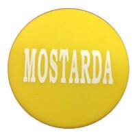 TAMPA DE SILICONE MOLHO MOSTARDA