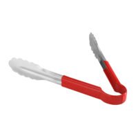PEGADOR INOX 24CM CABO VERMELHO